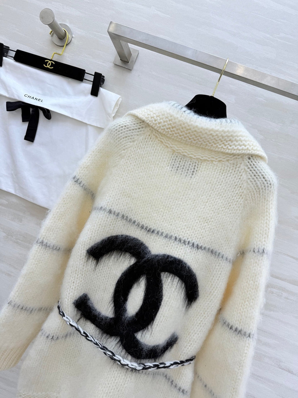 CHANEL 26S SHEARLING JACKET 743